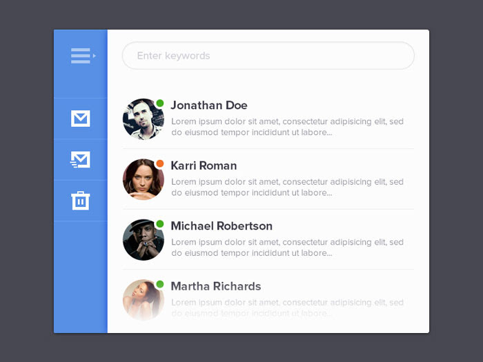 Mini Mail Application