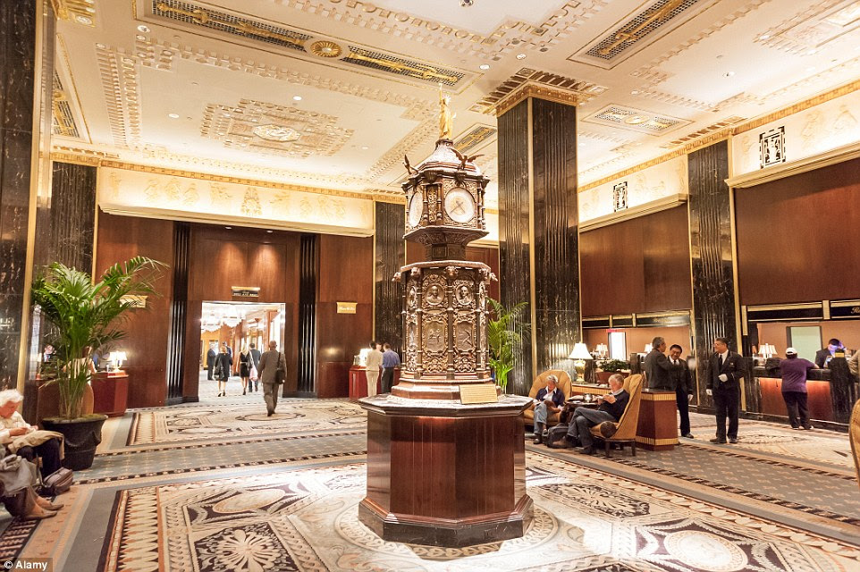 The luxury Waldorf Astoria Hotel, in New York, is one of the city's most iconic hotels and a favourite with celebrities