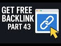 Get Free Backlink | ফ্রি ব্যাকলিংক তৈরি করুন | Part-43 #linkloomseo #backlinks
