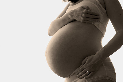 9 weeks pregnant. Jo, 38 1/2 weeks pregnant