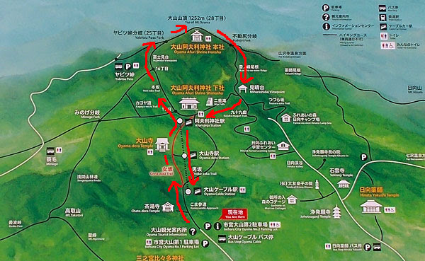 神奈川県伊勢原市の大山へ日帰り登山に行ってきました
