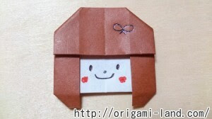 折り紙 女の子の折り方
