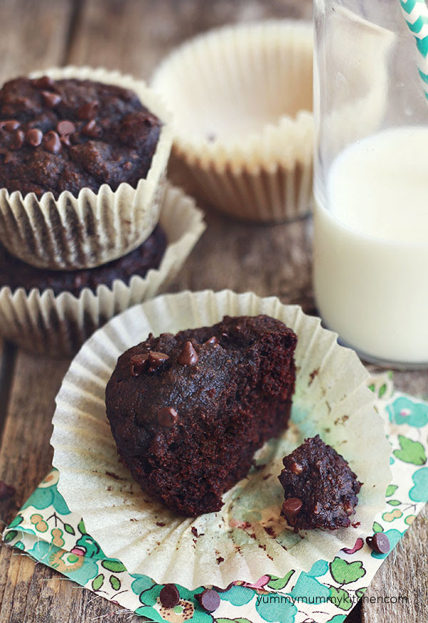 chocolate banana muffins recipe
