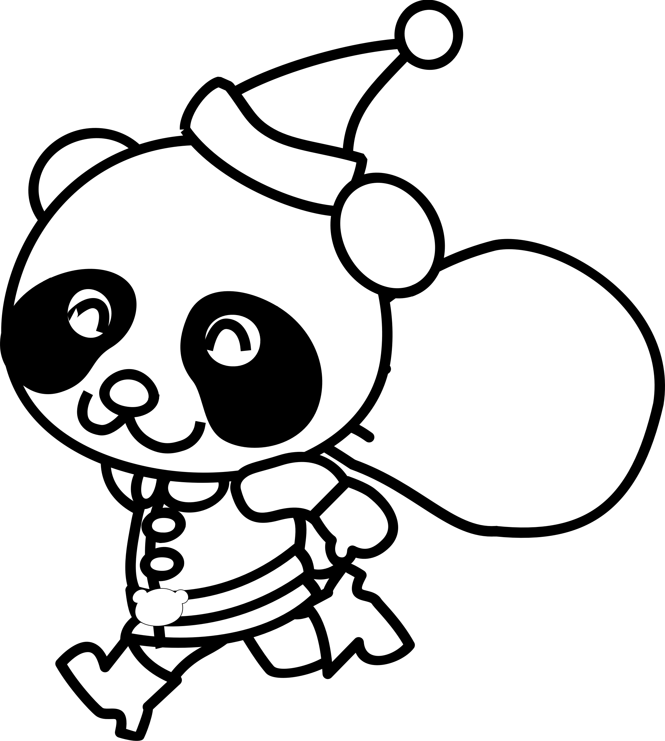 Panda Coloring Book - ClipArt Best