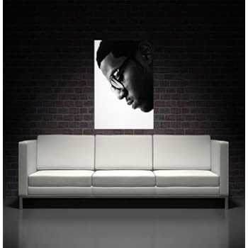 Kid Cudi Wall Art Poster Print on Canvas