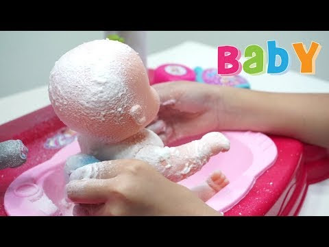 VIDEO : baby doll bath time 💖 mainan anak boneka bayi mandi sabun 💖 let's play jessica - baby doll bath timebaby doll bath timemainan anak boneka bayimandi sabun let's play jessica. ...