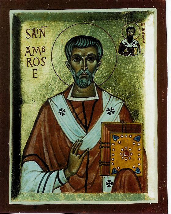 img ST. AMBROSE, the Bishop of Milan