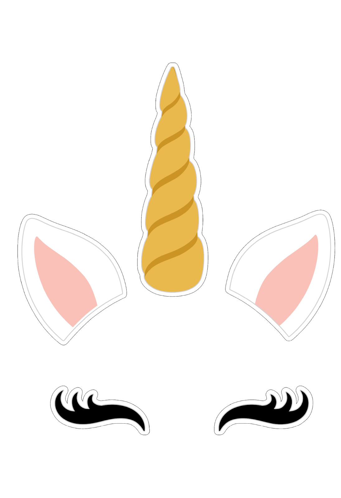 unicorn horn drawing free download on clipartmag