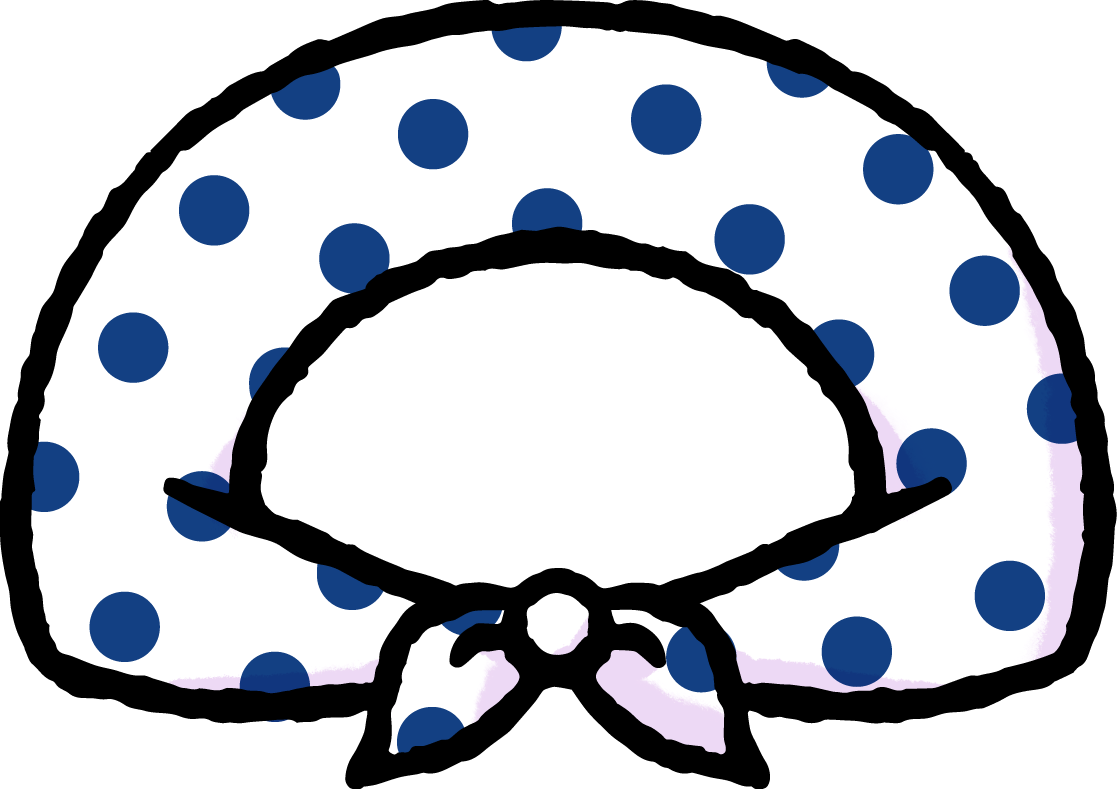 ほっかむりのパーツイラスト かわいい無料イラスト素材