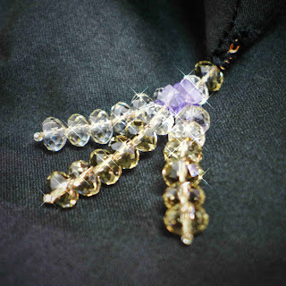 tassel made from crystals