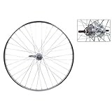 Wheel Master Rear Bicycle Wheel with Coaster Brake, 26 x 1 3/8 36H, Steel, Bolt On, Silver