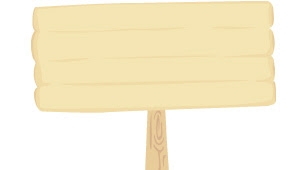 木の看板 ガーリー素材 ふんわり可愛い無料イラスト素材 ふんわり可愛い無料イラスト素材