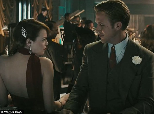 Round two: It's another era but the attraction between Stone and Gosling's new characters is still strong 