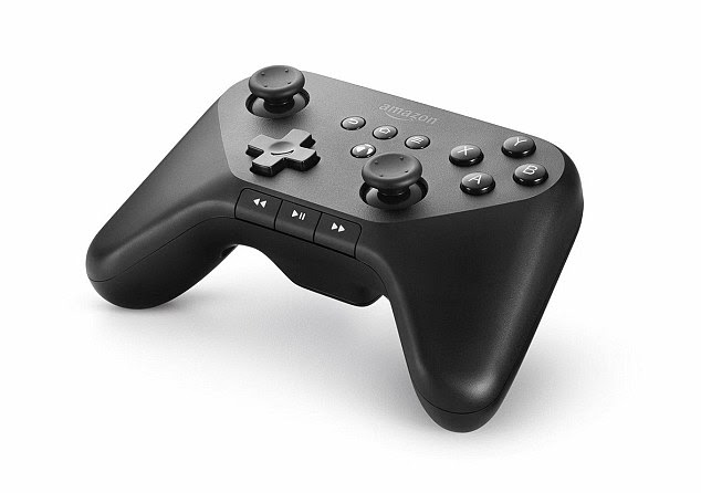 The controller needed to play video games will be sold separately to the Fire TV box