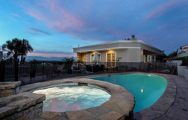 A view from the outside of the Kovalev home.