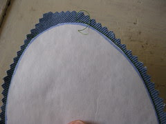 Sewing Around Freezer Paper