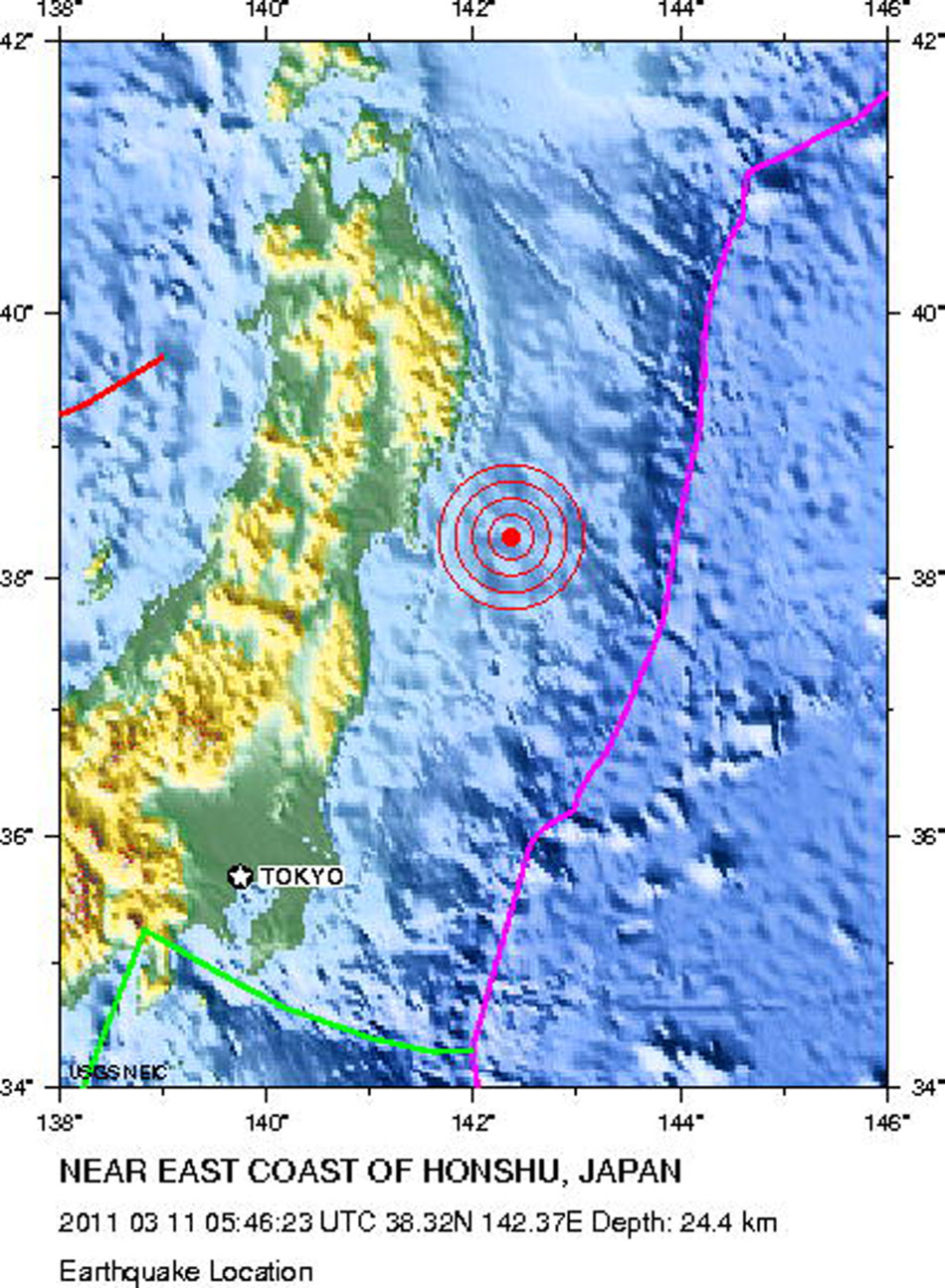 快訊︰日本強震升至8.9級 10公尺海嘯席卷沿海(組圖)