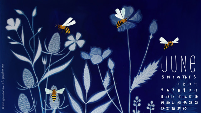 June 16 Desktop Calendar