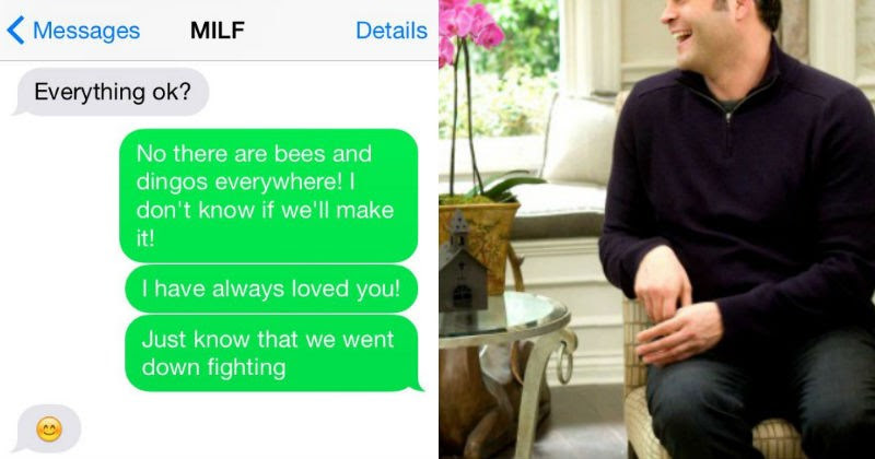 Wife leaves her husband alone with their 6-month old daughter and hilarious dirty texting conversation ensues.