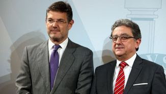 El ministre Rafael Catalá amb el delegat del govern espanyol, Enric Millo (ACN)