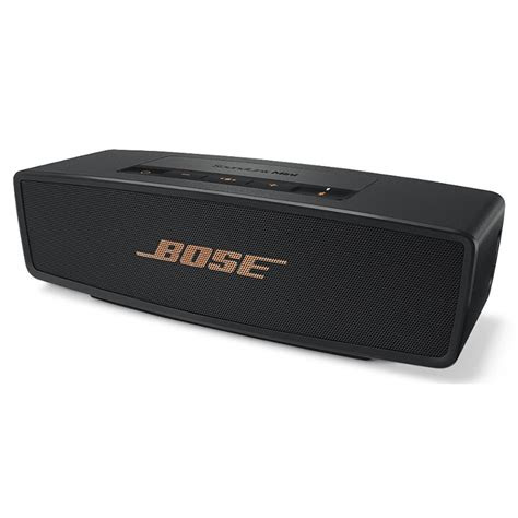 Now you don't have to. Bose SoundLink Mini II Noir/Cuivre - Dock & Enceinte