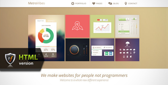 Metro Vibes - Showcase HTML Theme 