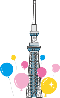 東京スカイツリーのイラスト 無料イラスト素材