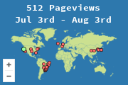Locations of visitors to this page