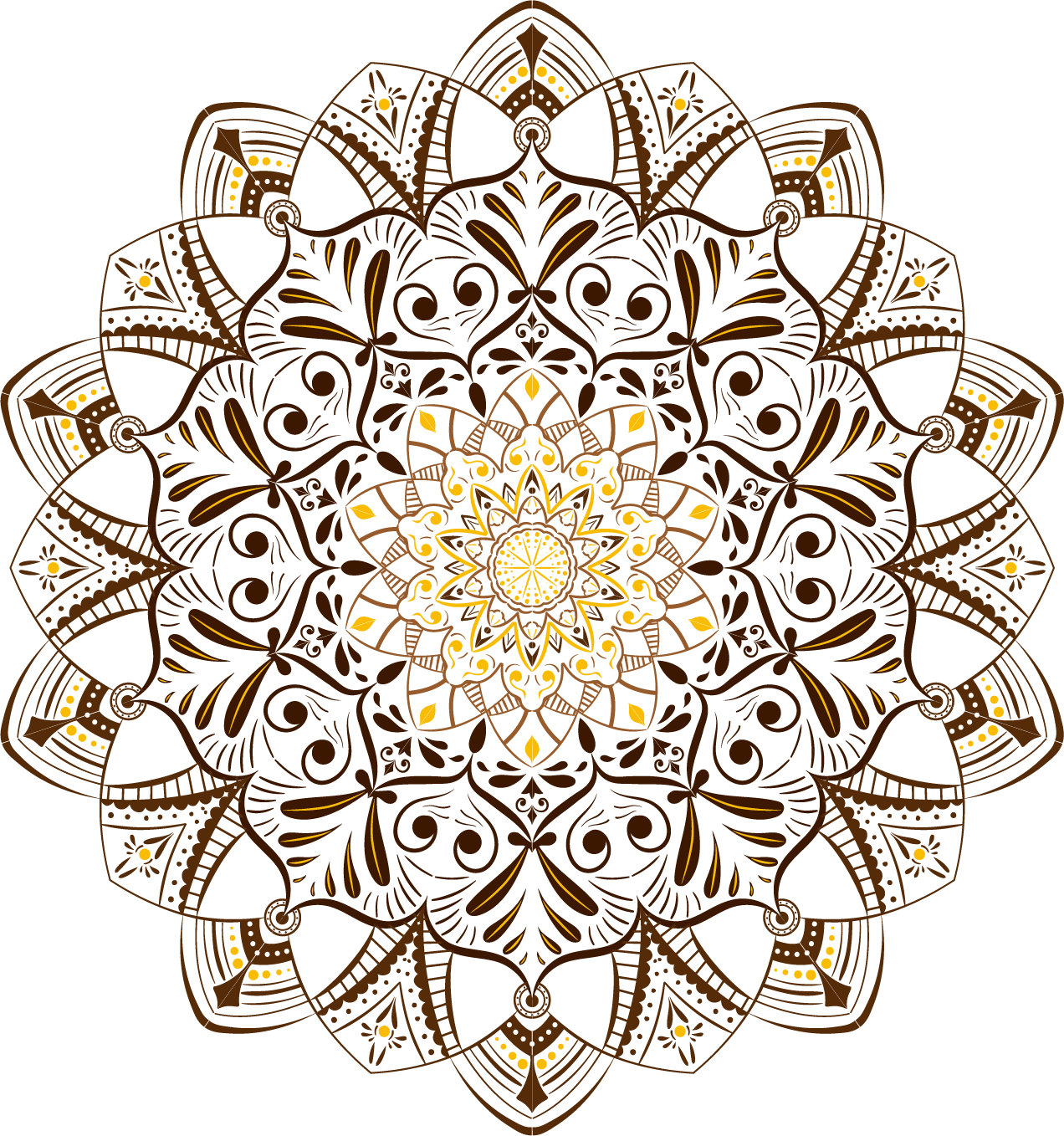 Download Mandala Elephantidae Indian elephant Euclidean vector ...