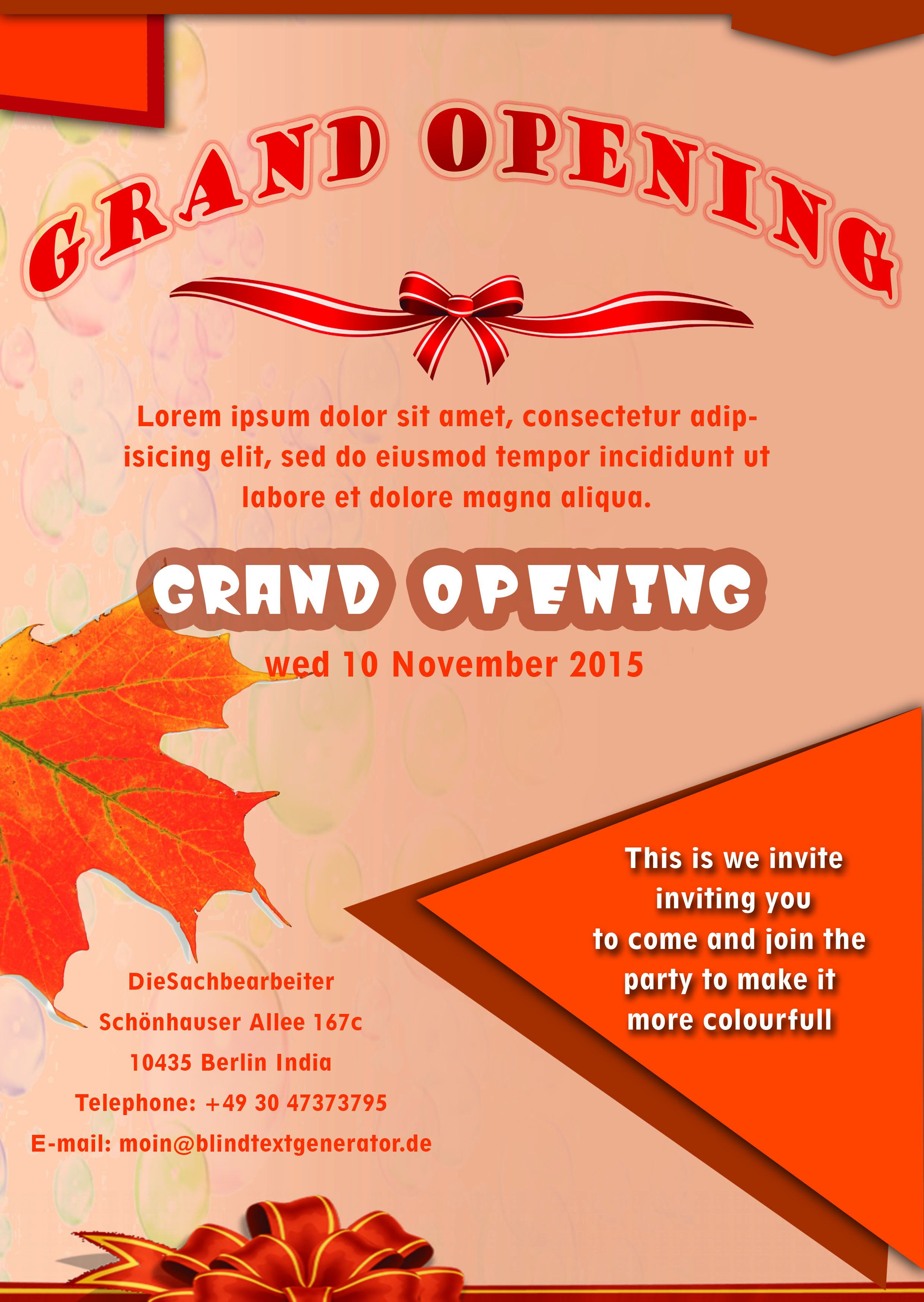 20 Grand Opening Flyer Templates Free  Demplates