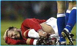 david beckham crying