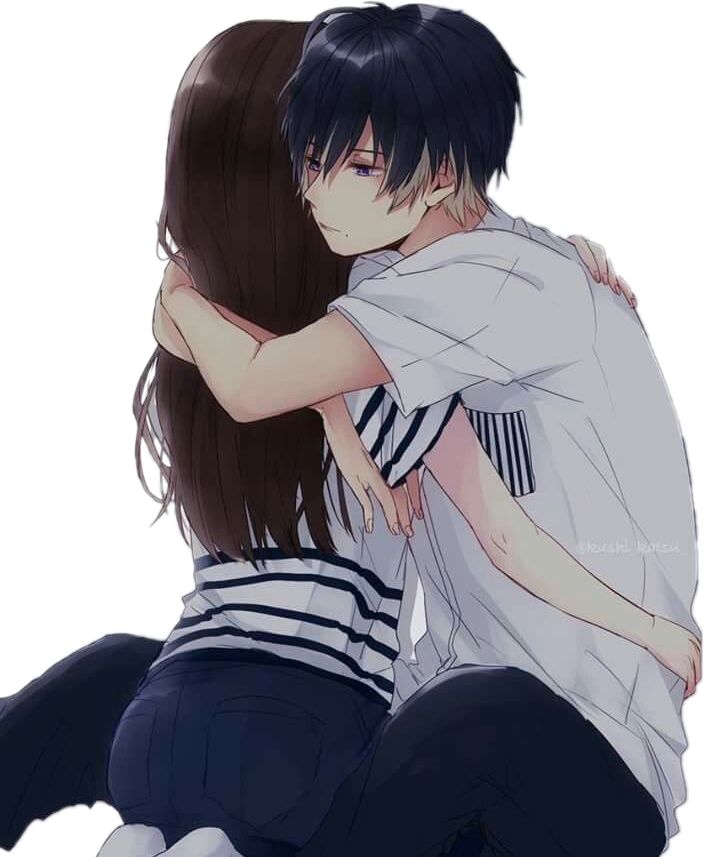 hugs anime couple animecouple hugs anime couple animecouple