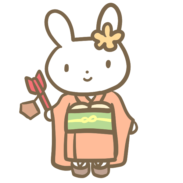 七歳の女の子 ウサギ のイラスト かわいいフリー素材が無料のイラストレイン