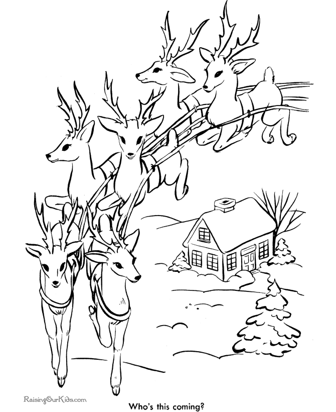 free christmas reindeer coloring pages download free clip