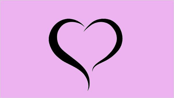 Download Heart Silhouette at GetDrawings | Free download