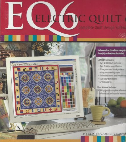 Electric Quilt 6 EQ6 Quilt Design Software with Manual