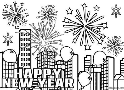  printable new years coloring pages for kids