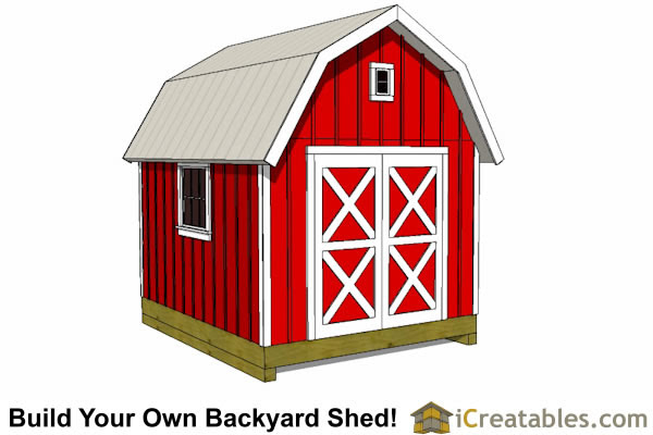 Barn Shed Plans - Classic American Gambrel - DIY Barn Designs