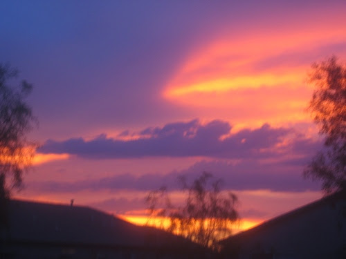 Almost dusk.