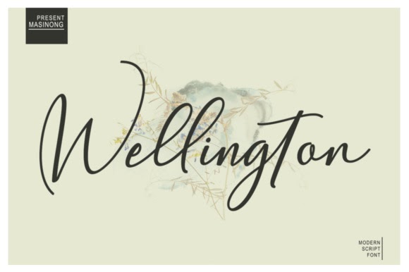 Download Palatino Ttf Font Free Download WellingtonScript for Cricut, Silhouette and Other Machine