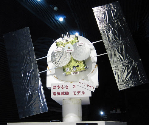 Hayabusa 2: 1/2 model for electric test
