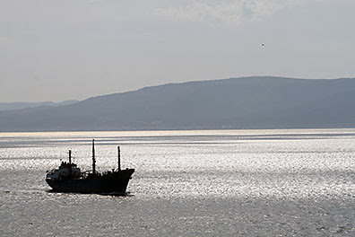 Ship in the Dardanelles