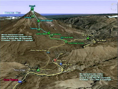 Damavand Map