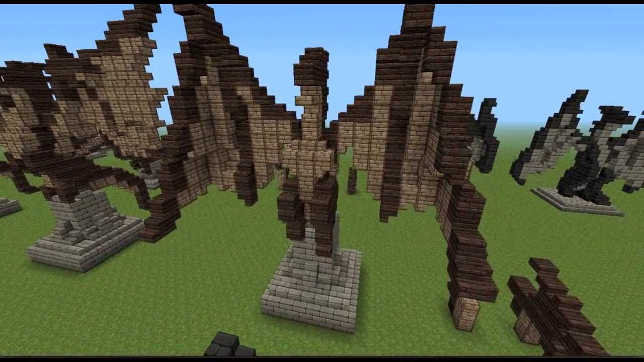 Blueprints minecraft statue