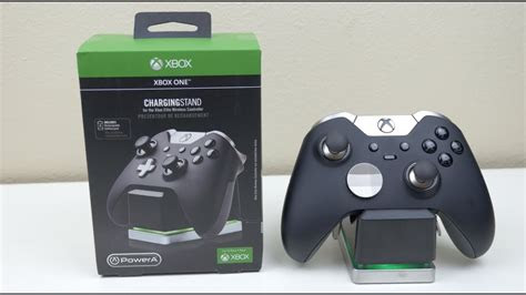 I don't have one but i do have the xbox one controller charging station from power a . Xbox One Elite Charging Stand - YouTube