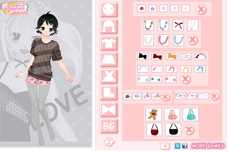 かわいい着せ替え無料ゲーム