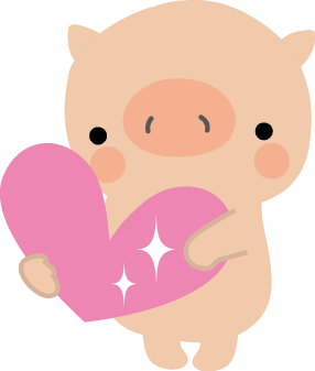 豚 子ぶた のイラスト 無料イラスト フリー素材