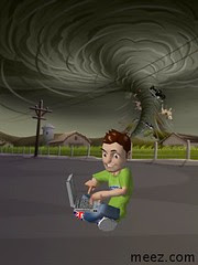 My avatar hard at work