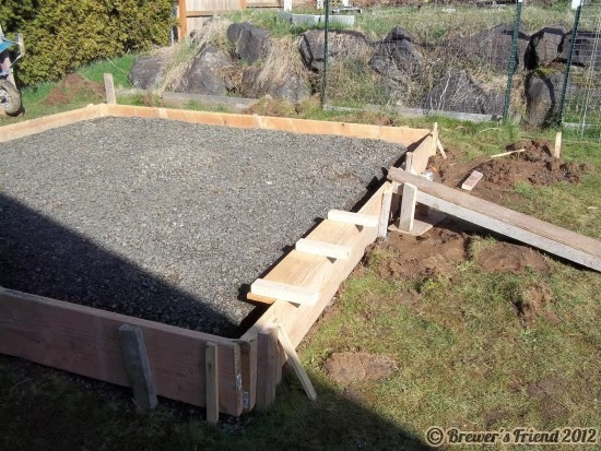 Brew Shed Slab Is Poured-| Brewer's Friend