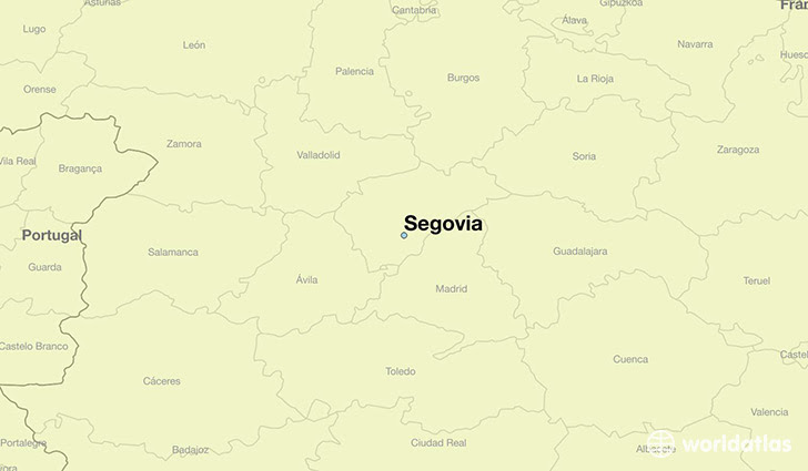 Where is Segovia, Spain? / Segovia, Castille and Leon Map ...